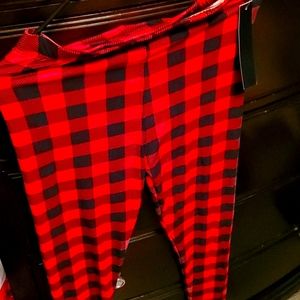 Plaid Leggings in Size Large